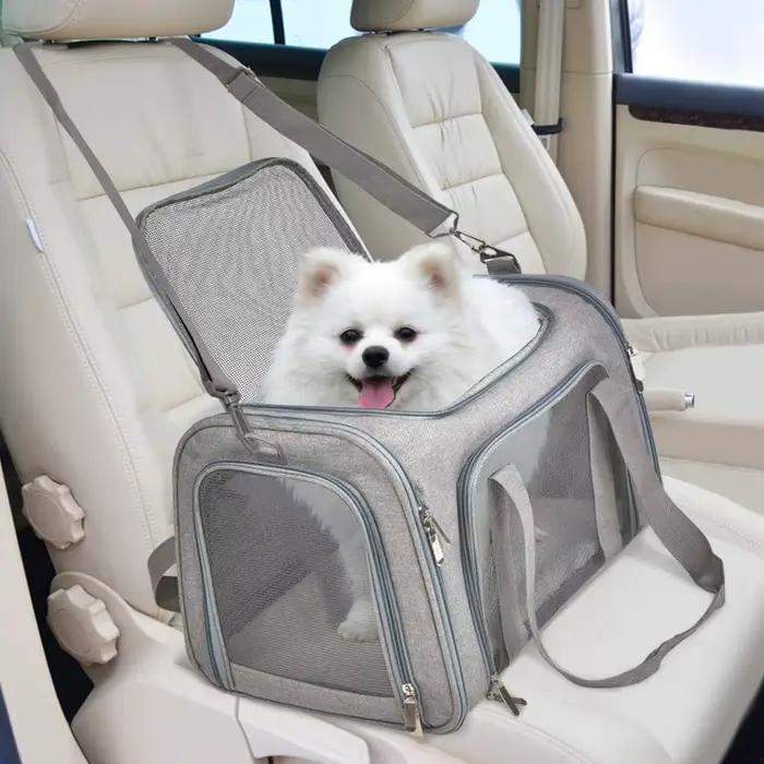 Sac de Transport pour chiens, sac à dos latéral souple, porte-animaux de compagnie, sacs de voyage p