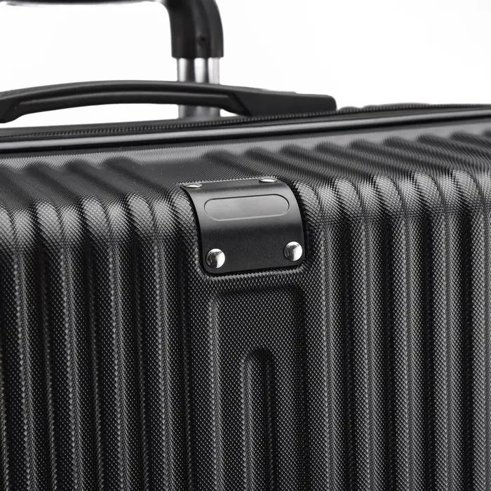 Ensemble de bagages 3 pièces, valises 20 "24" 28 ", coque rigide ABS, 4 roulettes pivotantes silenci