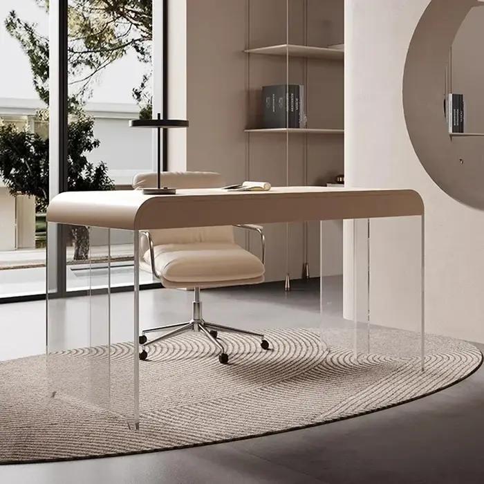 Bureau de direction, Table d'étude, bureau de salle, poste de travail minimaliste, meubles de lectur