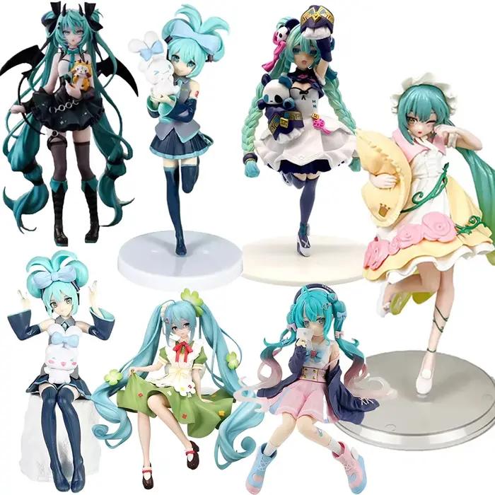 Animation Anime belle fille Hatsune Miku fait à la main diable