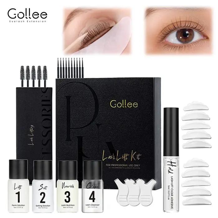 Kit de permanente de levage de cils durable 4 à 6 semaines pour un regard expressif et éclatant à utiliser chez soi ou professionnellement