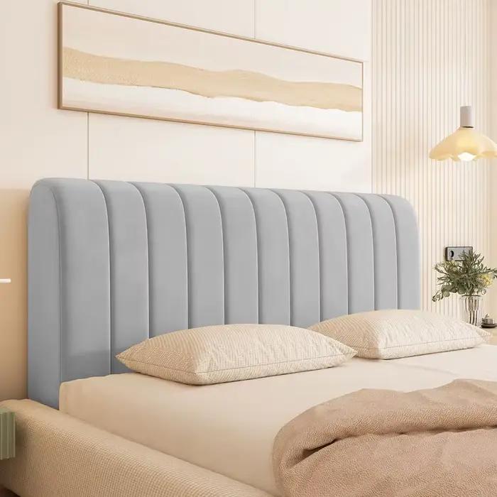 Housse de tête de lit en velours doux et épais pour chambre à coucher protection contre la poussière et l'humidité occassions spéciales cadeau de mariage anniversaire
