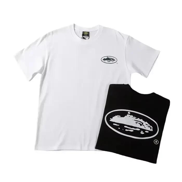 Nouveau T-shirt d'été 2026 à manches courtes imprimé bateau, col rond ample, respirant, demi-manches