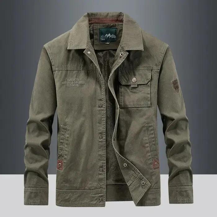 Vestes tactiques rétro imperméables pour hommes, manteau coupe-vent multi-poches, veste militaire fi