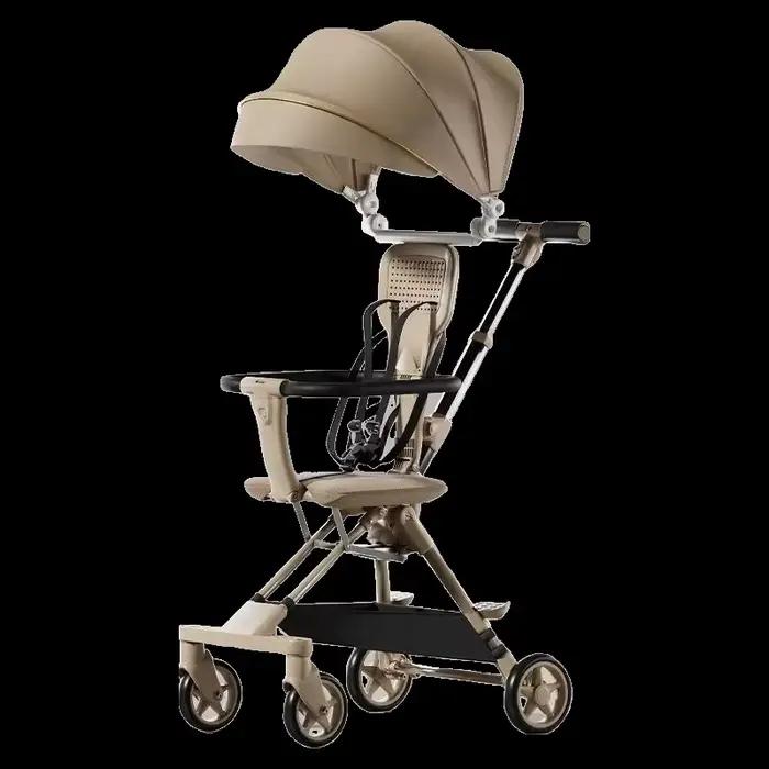 Nouvelle voiture de marche de poussette pour enfants, poussettes légères chariot pliant pour enfants