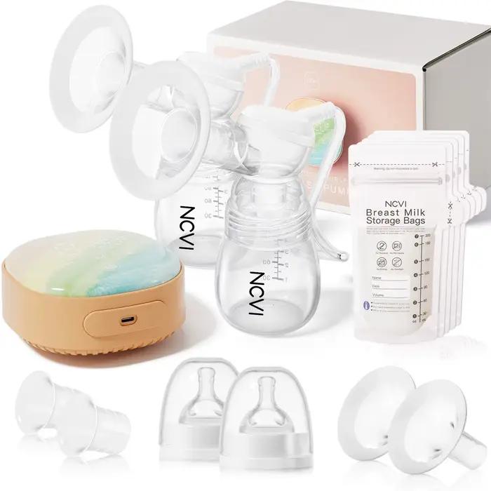 NCVI-Tire-lait électrique aste, 4 modes et 9 aspirations recyclables, ultra silencieux, écran tactil