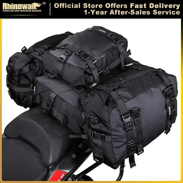 Rhinowalk sac de siège arrière de moto 10L 20L 30L sac de bagages étanche Motocross multi-fonction p