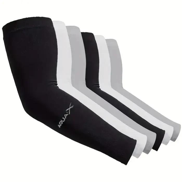 3 paires de manchons solaires UV pour bras – Protection respirante, utilisations pour la conduite, l