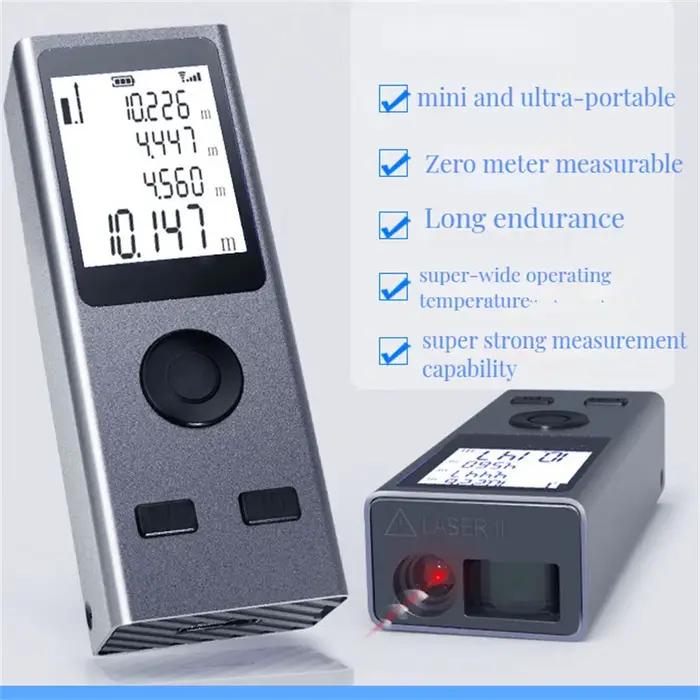 Télémètre Laser Intelligent, télémètre Laser numérique, 30M, Mini distancemètre portable Rechargeabl