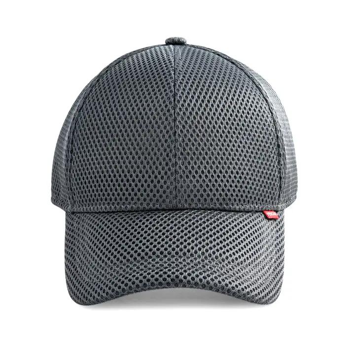 Casquette de baseball unisexe FEICUI 6 panneaux en maille pour l'été, casquette de course couleur un