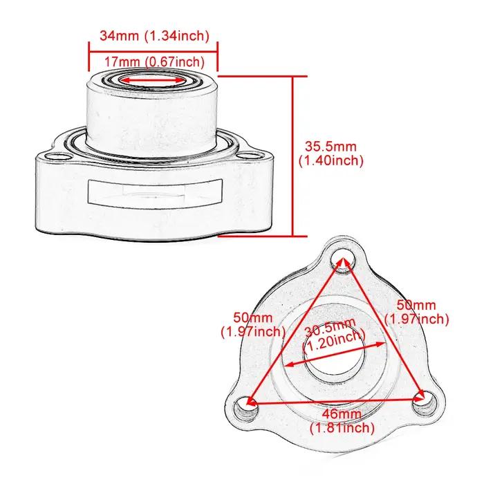 Adaptateur de soupape de soufflage Turbo BOV pour Ranger & Explorer ST Mustang Ecoboost 2019+