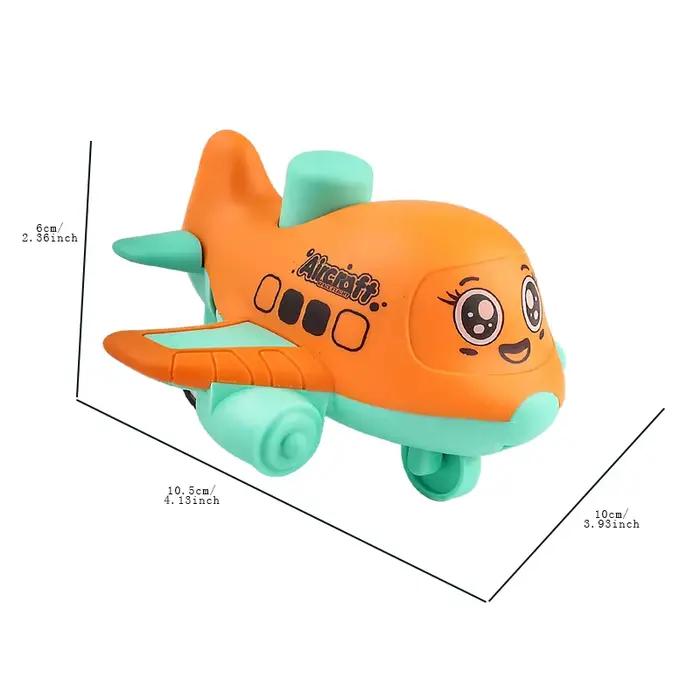 Jouets d'avion Press and Go pour tout-petits de 1 à 3 ans, voitures de course d'animaux pour bébés,