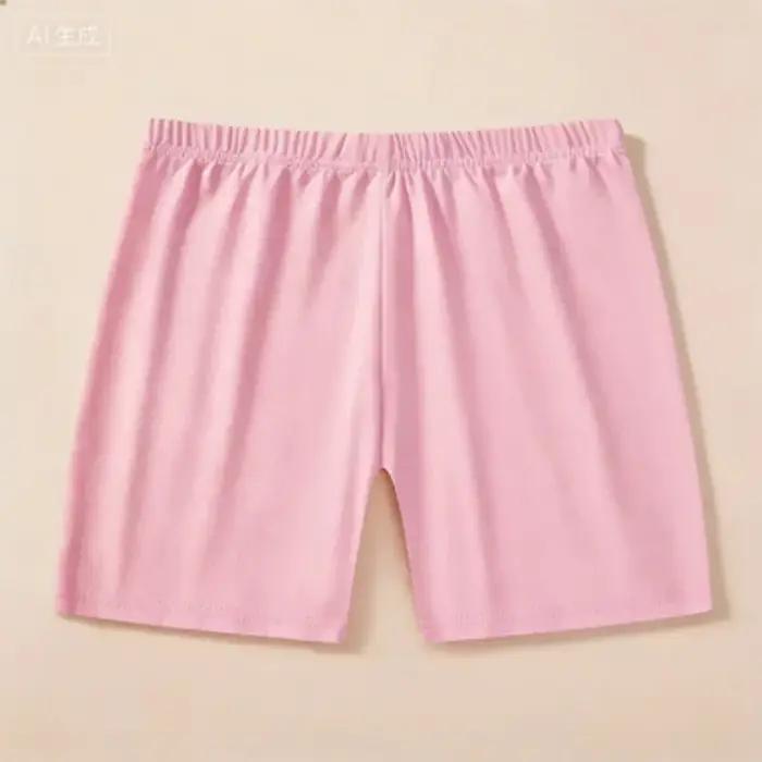 6 pièces Nouveaux shorts en modal pour filles 2026 – Doux, respectueux de la peau, basiques pour l'é