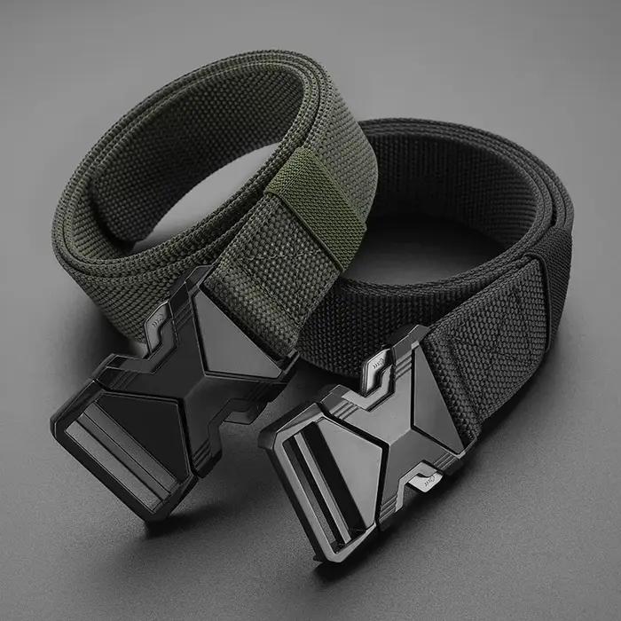 Ceinture de l'armée pour hommes, 2 pièces, chasse en plein air, tactique, alpinisme en plein air, mu