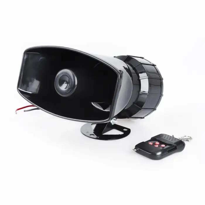 Accessoires de voiture 12V 7 sons haut-parleur 130dB sirène électronique sans fil forte alarme d'ave