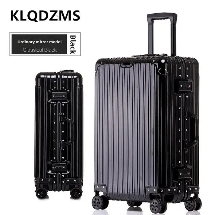 KLQDZMS valise de haute qualité tout en aluminium et alliage de magnésium boîte d'embarquement boîti