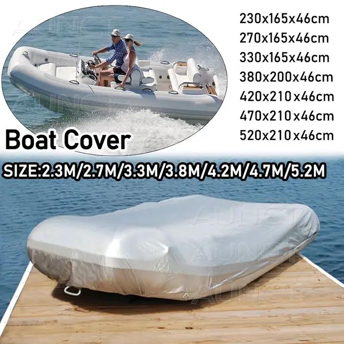 Housse de bateau gonflable en forme de V, imperméable, anti-poussière, AntiUV, pluie, neige, canot d