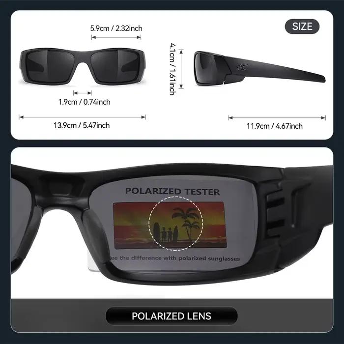 Kaenon Lunettes de soleil de sport polarisées pour hommes et femmes, idéales pour la conduite, la pê