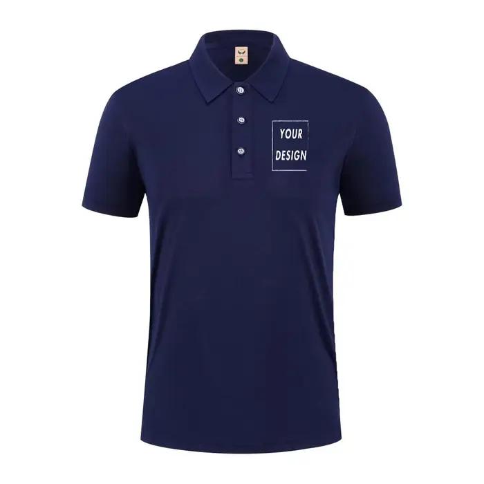 Polo décontracté d'été 2021, Logo personnalisé, texte imprimé, image, marque brodée, Design personne