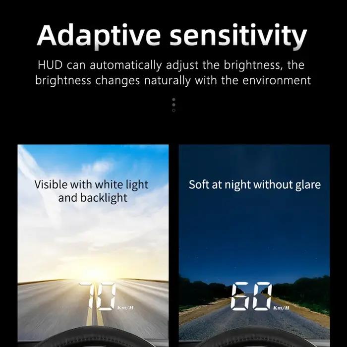 M3 voiture HUD OBD2 affichage tête haute compteur de vitesse moniteur ordinateur intégré pare-brise