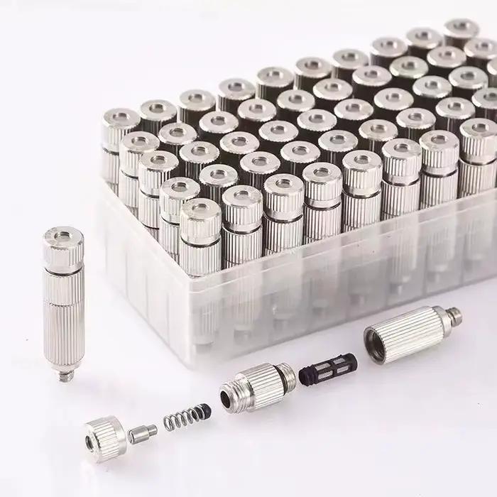 Buses de brumisation d'eau de jardin haute pression avec filtre à l'intérieur de 0.1mm ~ 0.8mm pour