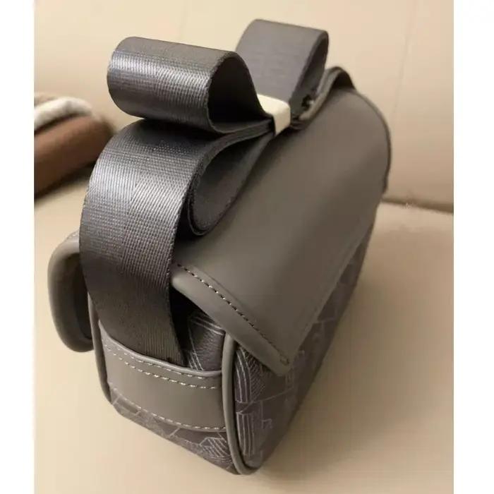 Nouveau sac messager rétro imprimé pour homme, sac bandoulière décontracté en PU tendance avec rabat