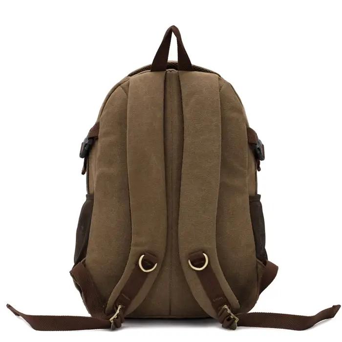 Sac à dos vintage en toile pour hommes, sac d'école, sacs de voyage pour hommes, sac à dos de voyage