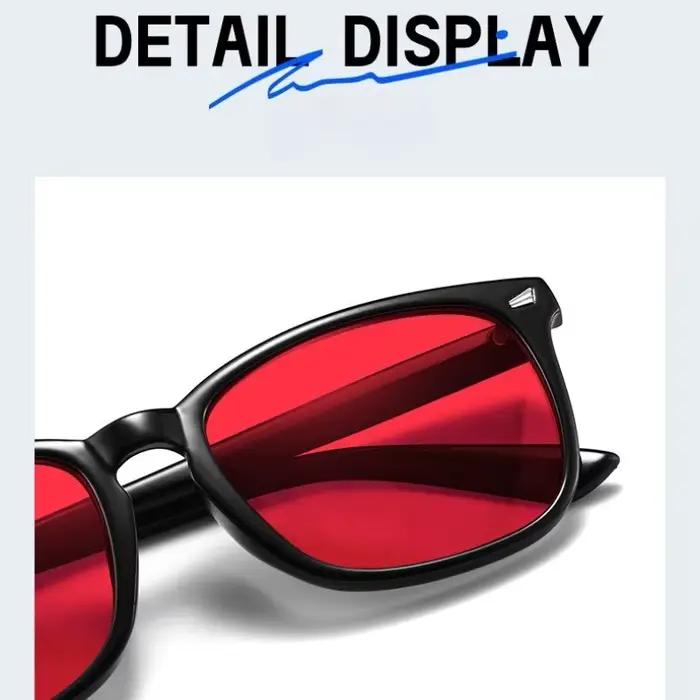 Lunettes Anti-lumière bleue avec lentilles teintées rouges, meilleur sommeil, filtre à lentille roug