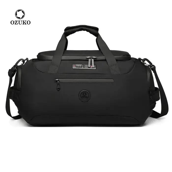 OZUKO-Sacs à main intelligents de grande capacité pour hommes, sacs à bagages à main d'affaires, sac