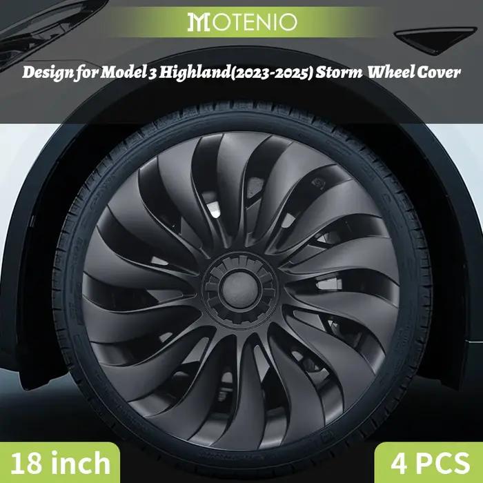 Conception de couverture de roue pour Tesla modèle 3 Highland 2023 – 2026, 4 pièces, enjoliveurs dro