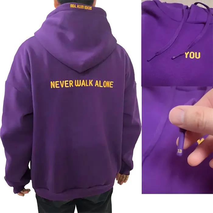 2025 sweat à capuche Original imprimé sept avec vous 13 vous ne marchez jamais seul fichier numériqu