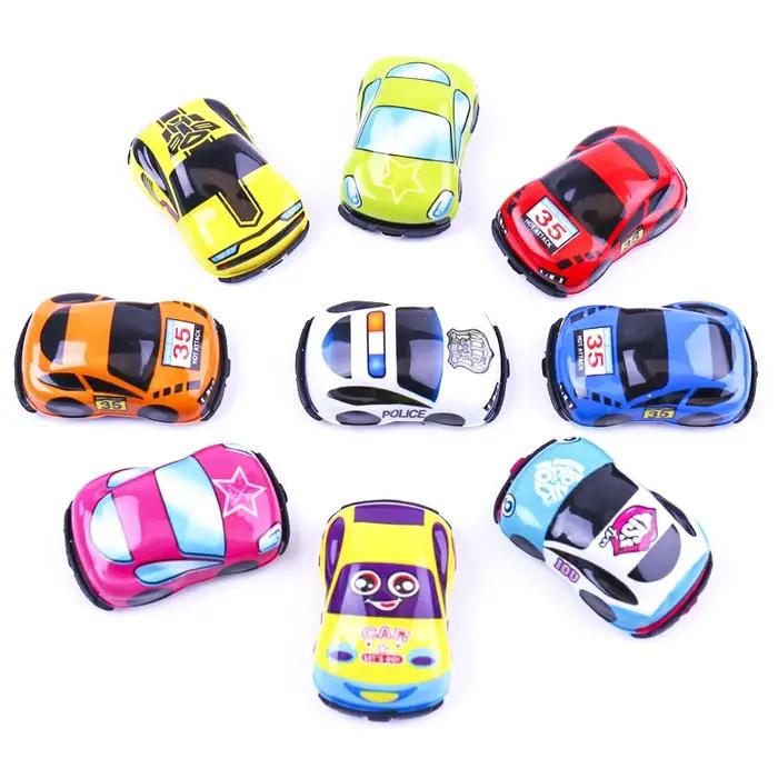 20 pcs/lot jouets de bande dessinée mignon en plastique tirer vers l'arrière voitures avion jouet vo
