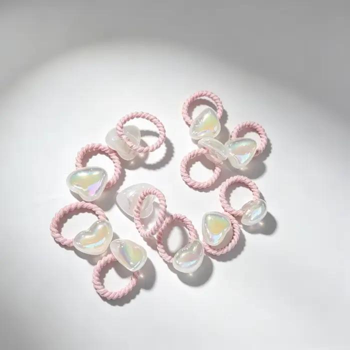 10 pièces/ensemble mignon bébé fille cheveux amour bandes dessin animé