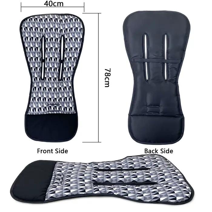 Coussin siège poussette universel bébé - Matelas doux chariot voiture chaise haute confort