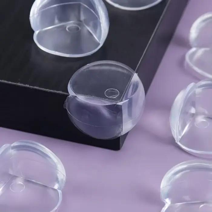 Protections d'angle de Table à l'épreuve des enfants, 16 pièces, protecteurs de bords sphériques tra