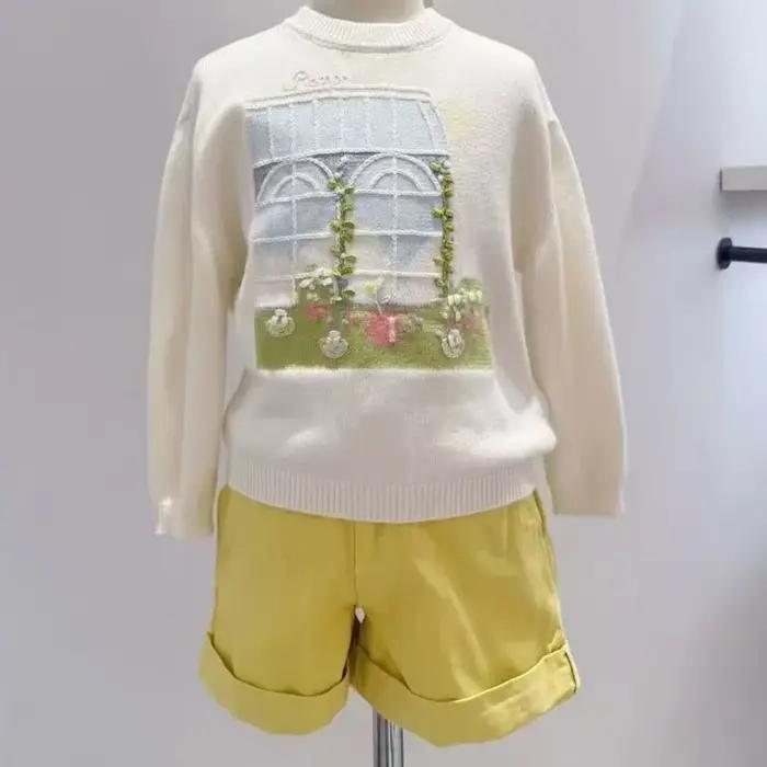Pré-vente (expédition en mars) 2026 – Nouveau pull tricoté pour filles, collection printemps-été, vê