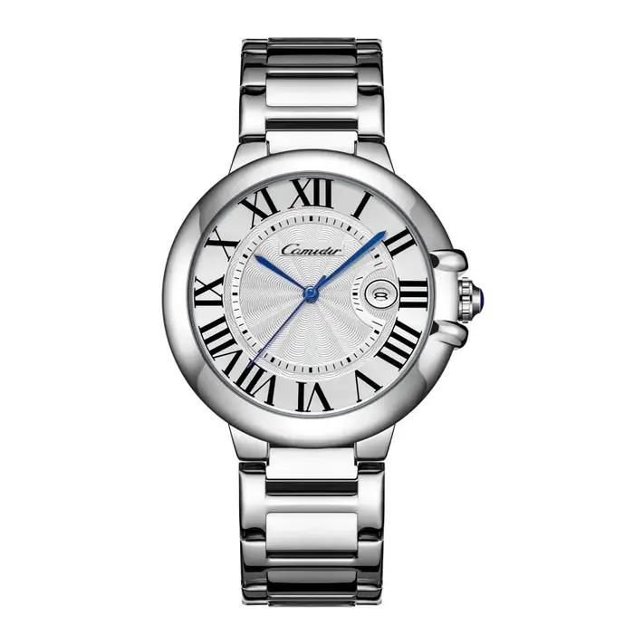 Montre pour hommes ballon bleu hommes étanche mode affaires Quartz hommes Warches chiffre romain