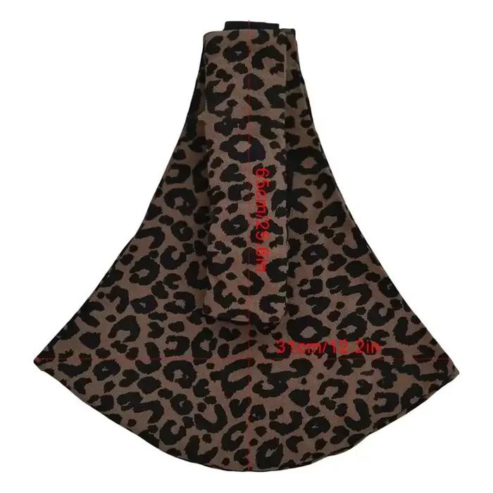 Porte-bébé léopard portable câlin avant support dorsal taille réglable matériaux doux et respirants pour nouveau-né et jeune bébé occasions spéciales et quotidiennes