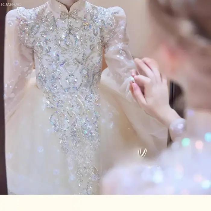 Robe de soirée pour filles, robe de mariée à fleurs, robes formelles de concours de princesse d'anni