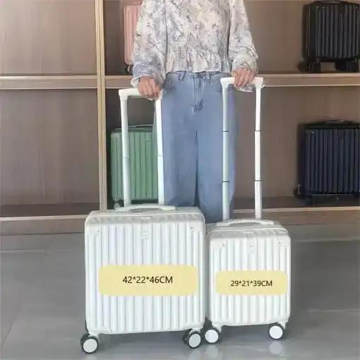 Valise cabine 14 pouces, multi-types, pour voyages de 1 à 2 jours ou de 2 à 3 jours