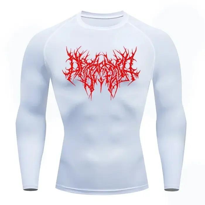T-shirt homme course Sport T-shirt hommes Compression Fitness hauts T-shirt séchage rapide entraînem