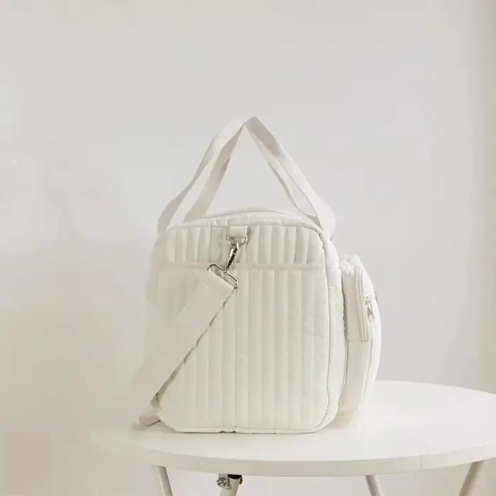 Sac de Maman en Coton Grande Capacité Polyvalent pour Courses et Maternité Occasions Spéciales