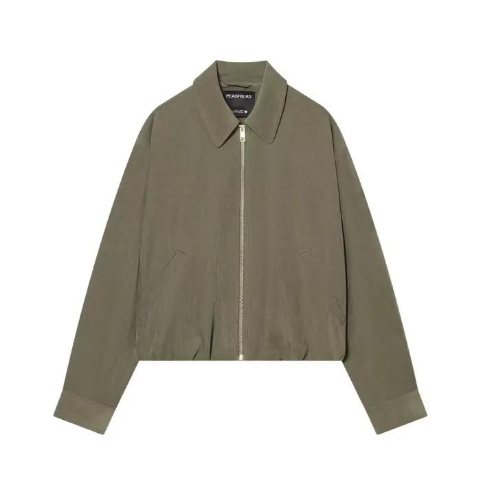 Ensemble veste et pantalon décontracté pour femme, veste de pilote ample et Simple à manches longues