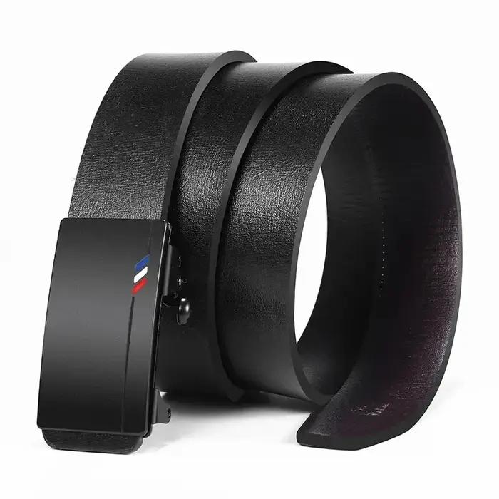 Nouveau produit ceinture hommes de haute qualité sans dents boucle automatique décontracté hommes ce