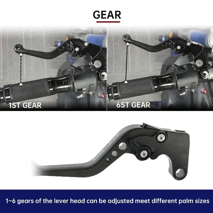 2025 levier d'embrayage de frein court pour YAMAHA MT07 MT-07/Tracer 2013-2024 MT09 MT-09 SP accesso