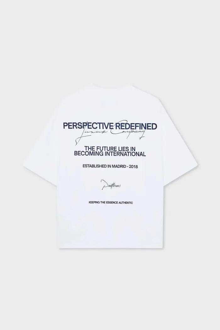 High Street Fashion Brand Hio Pop Impression Col rond Coton à manches courtes T-shirt style décontra