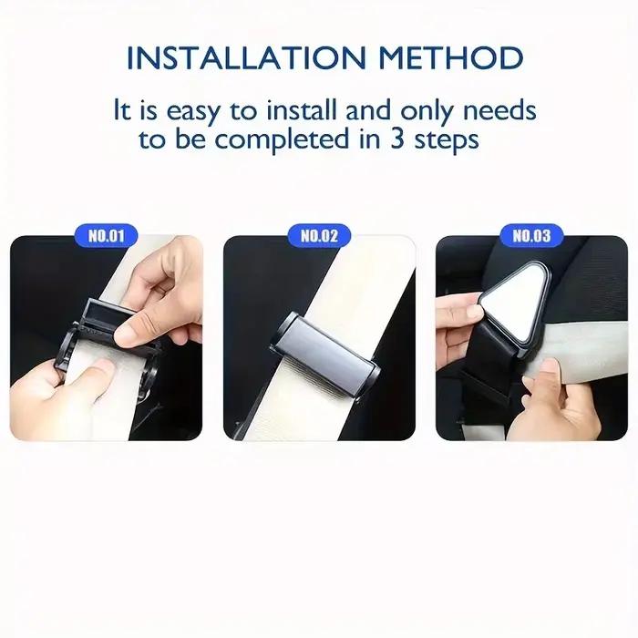 Ceinture de sécurité pour enfant en voiture empêchant le mouvement avec fixation réglable sûre et confortable anti-étranglement simple et pratique pour trajets en famille occasions spéciales