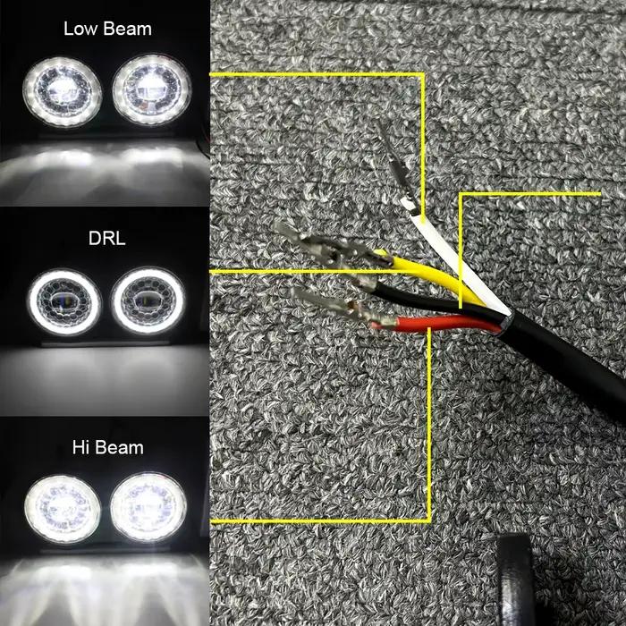 Phare LED double lumière pour moto, pour Buell XB modèle 2003 – 2010