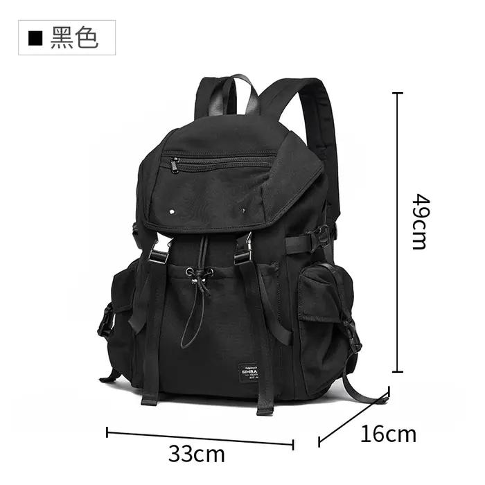 MOYYI sac à dos de voyage en plein air Oxford étanche écoliers mode tendance sac pour hommes Mochila