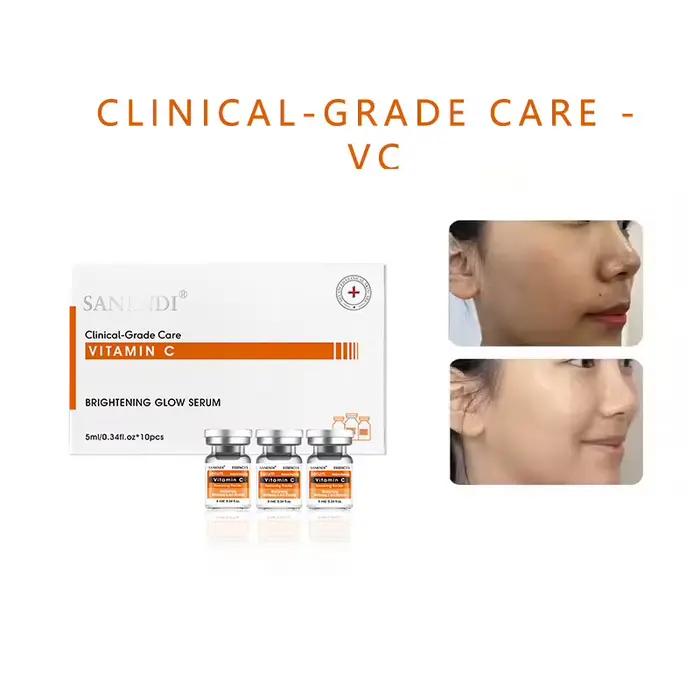 Sérum hyaluronique pour le visage, Lot de 10 pièces, pour hydrater, acide hyaluronique, vitamine C,
